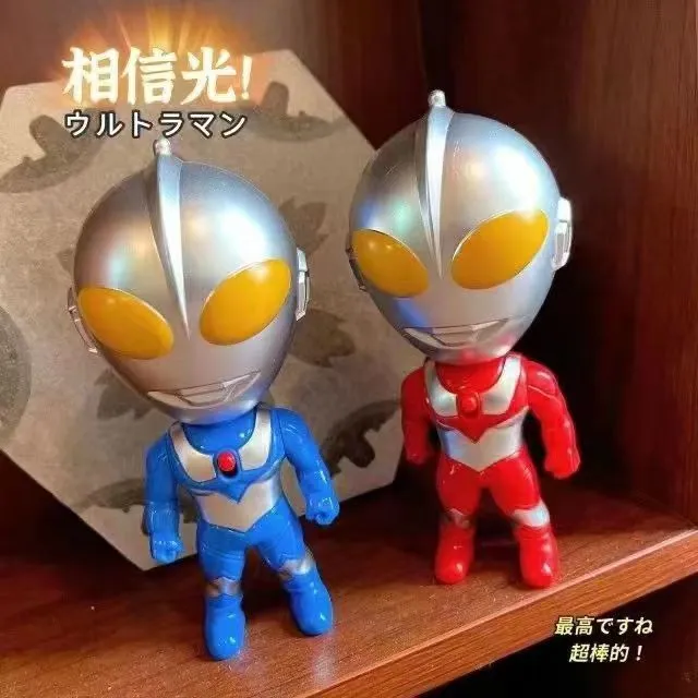 超人炫酷陀螺发光奥特曼按压旋转陀螺男生小学生网红礼物爆款玩具