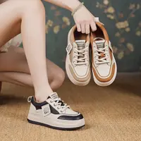 【新品】百搭软底女款2024夏季新款网红厚底休闲复古鞋女 13612