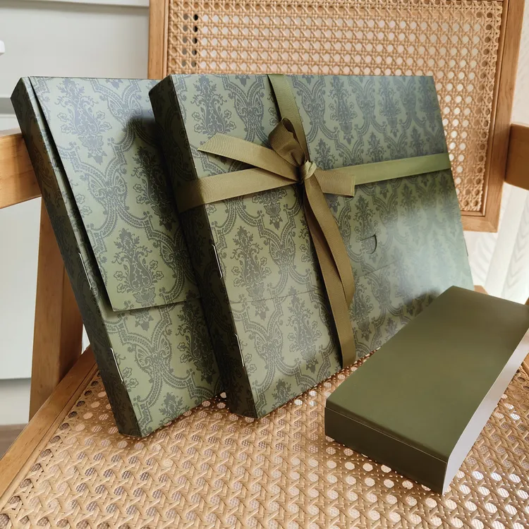 礼盒包装仪式感高级礼物电商裙子包装盒生日帆布化妆包女大容量