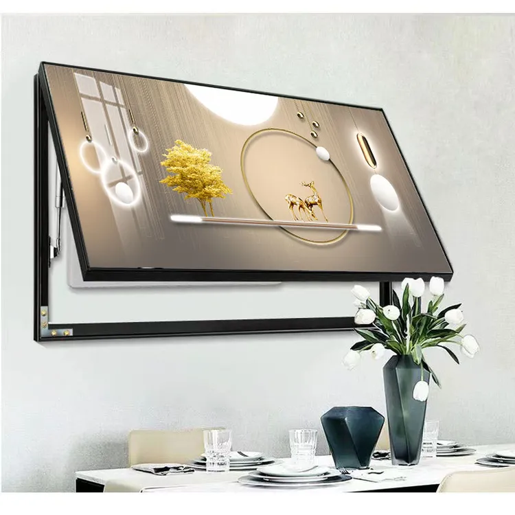 大尺寸电表箱装饰画现代简约电闸网络箱信息媒体盒遮挡画大号挂画