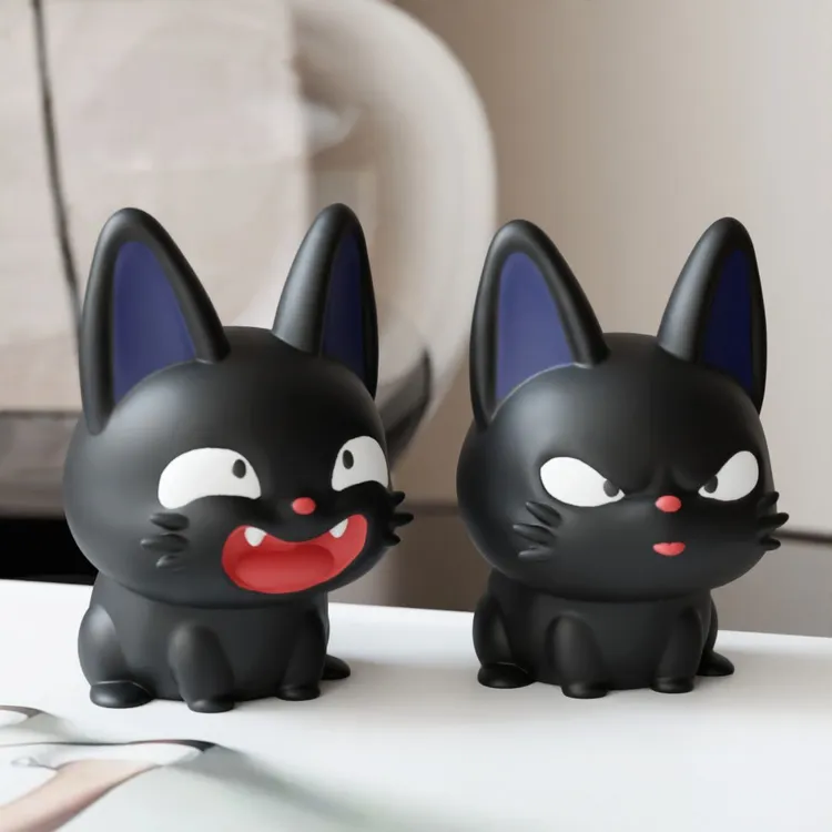 宫崎骏小黑猫魔女宅急便周边时尚潮玩可爱汽车车载内饰装饰品摆件