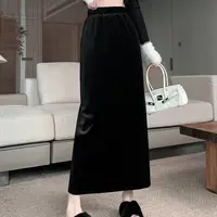 88617新款加厚丝绒裙子时尚百搭显瘦