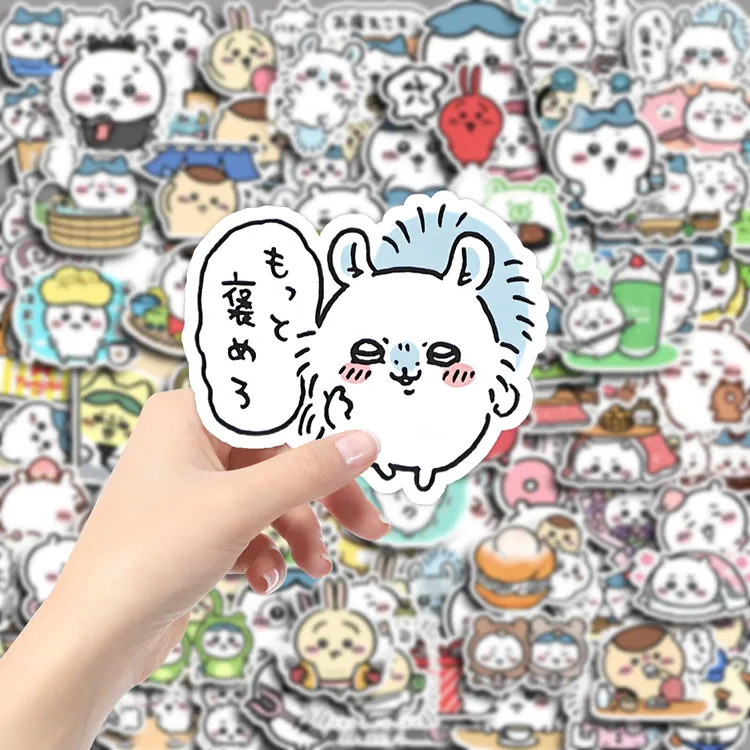 chiikawa吉伊卡哇贴纸卡通动漫可爱网红小八乌萨奇手机壳防水贴画