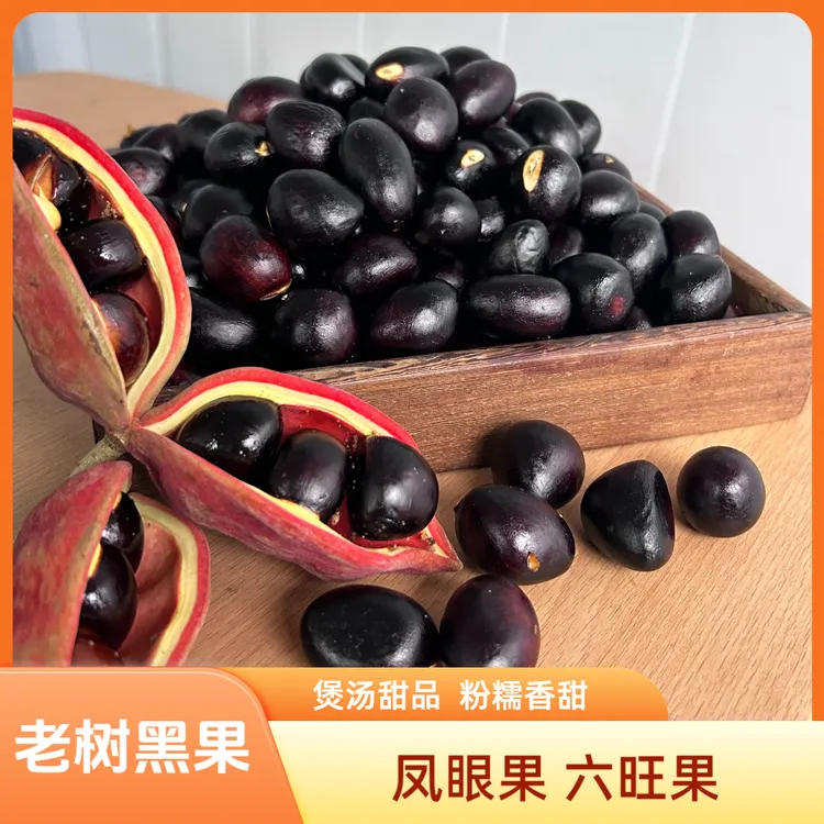 新鲜凤眼果六旺果九层皮萍婆老树大果 煲汤甜品口感香糯清甜美味