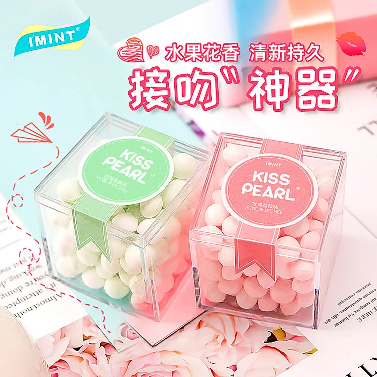 I'MINT益美滋无糖薄荷香体糖花果接吻糖清新口气 B