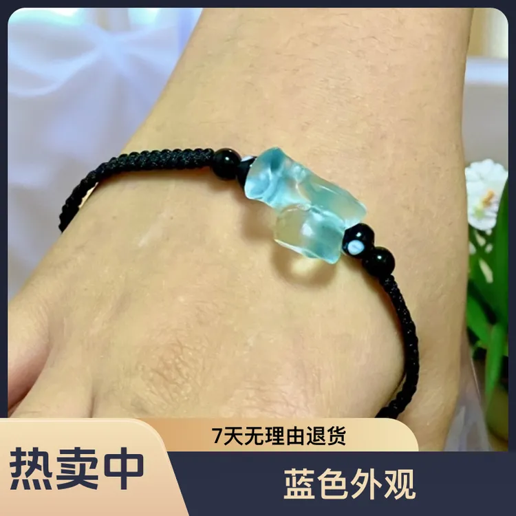 玉石狼髀石特色民族风纯手工编织手绳