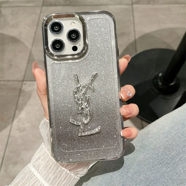 【高品质】欧美大牌金属字母iPhone14手机壳网红爆款苹果13/12轻