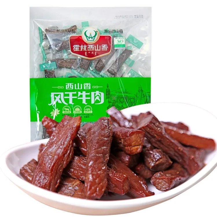 霍林西山香手撕牛肉干原味辣味孜然烤制