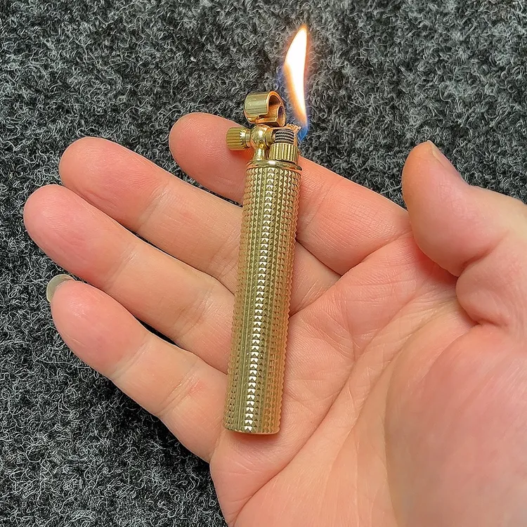 黄铜搓轮煤油打火机 巴黎钉抬臂砂轮煤油打火机 包邮