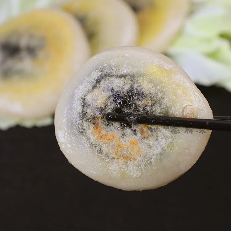 芝麻馅夹心糍粑湖南手工麻糍黑芝麻农家糍粑早餐糕点