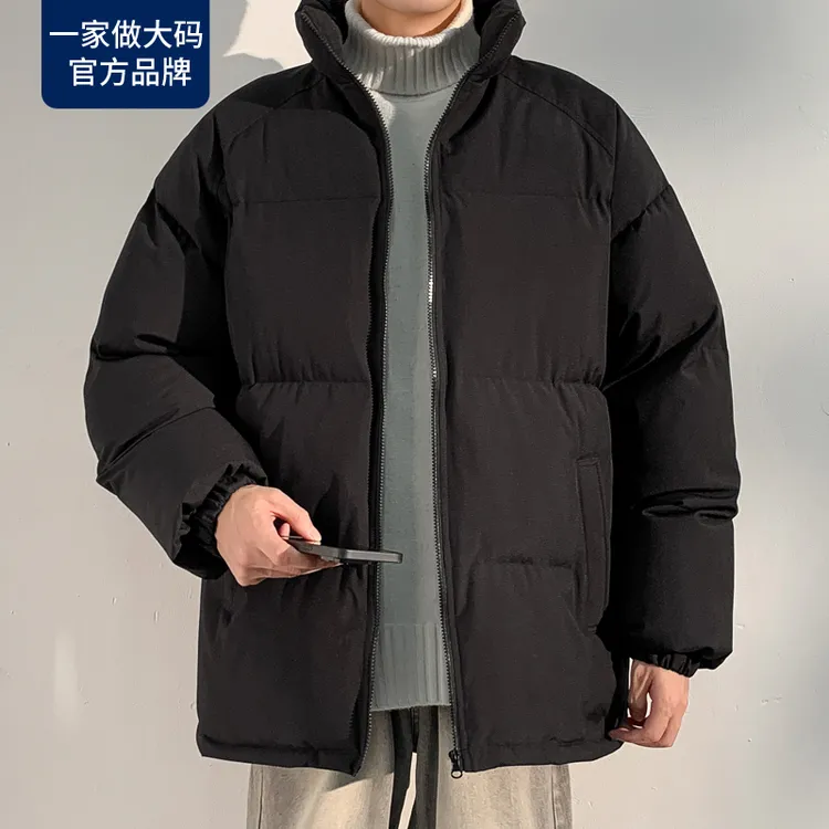 BANLONGNI特大码300斤棉服外套男女冬季面包服oversize情侣装棉衣