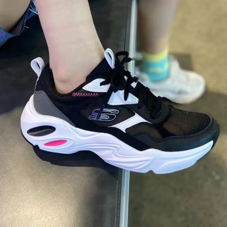 Skechers斯凯奇女鞋官方夏季老爹鞋女网面轻便透气运动鞋女896003