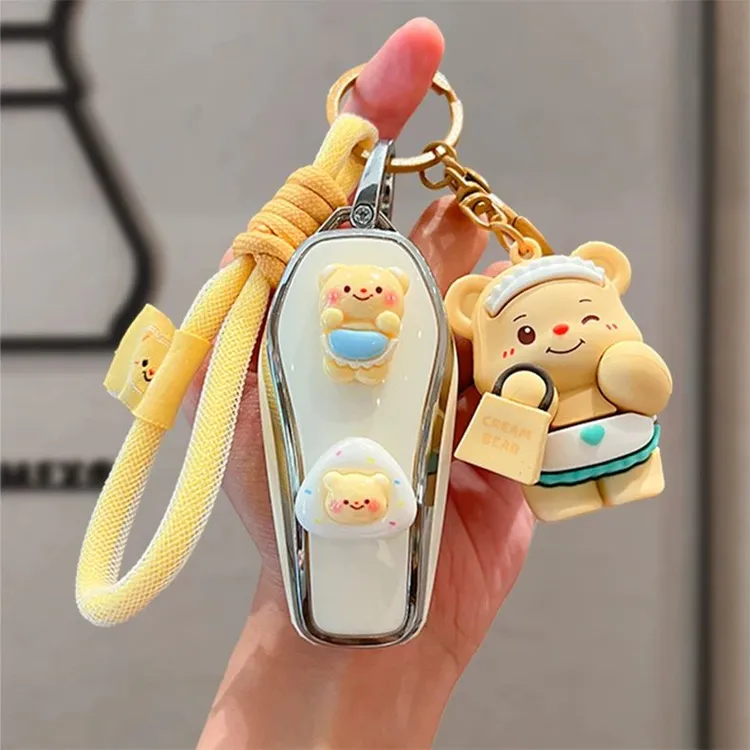 比亚迪钥匙套女宋L海豚pro元唐汉秦plusdmi海鸥ev海豹06可爱包扣