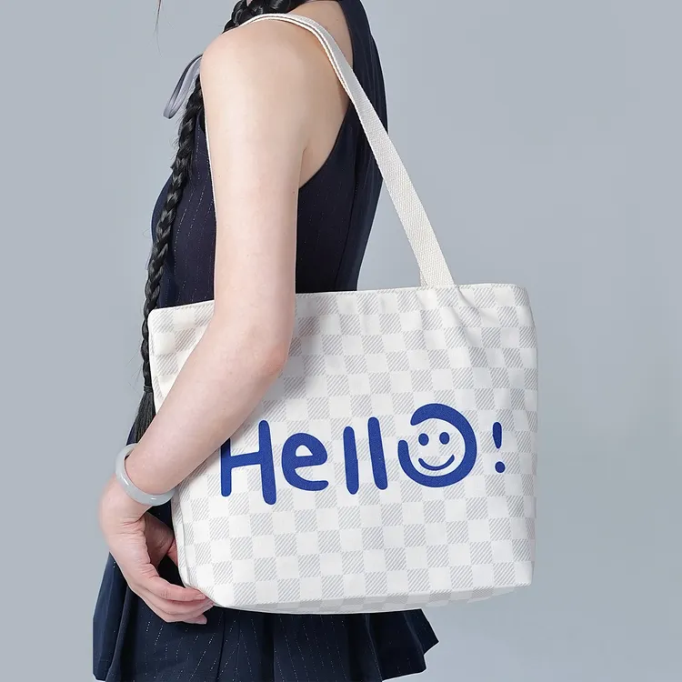 小清新休闲布包夏季时尚百搭单肩包包女款爆款女士上班专用帆布包