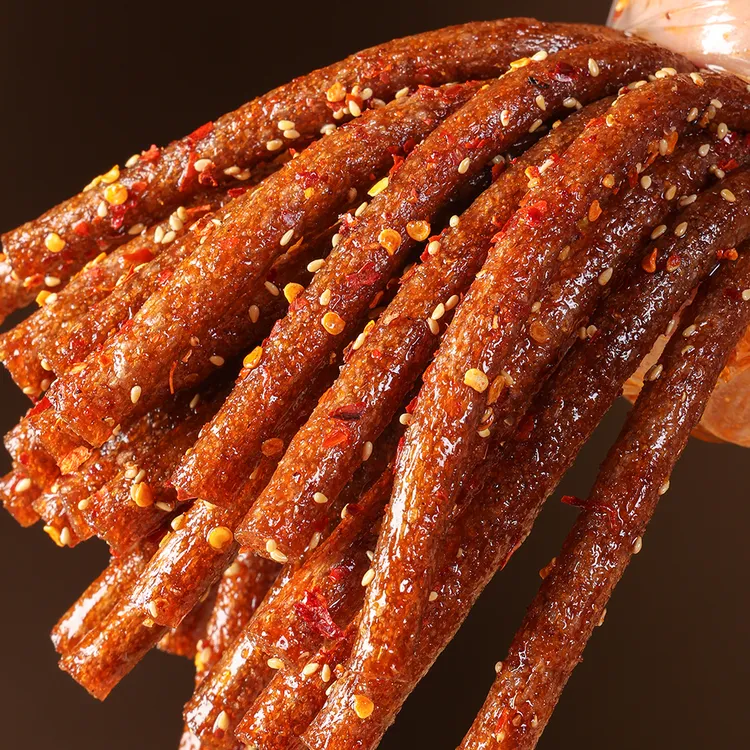 【大长筋辣条】香辣魔鬼辣校园美味零食小吃麻辣辣棒追剧辣味零食
