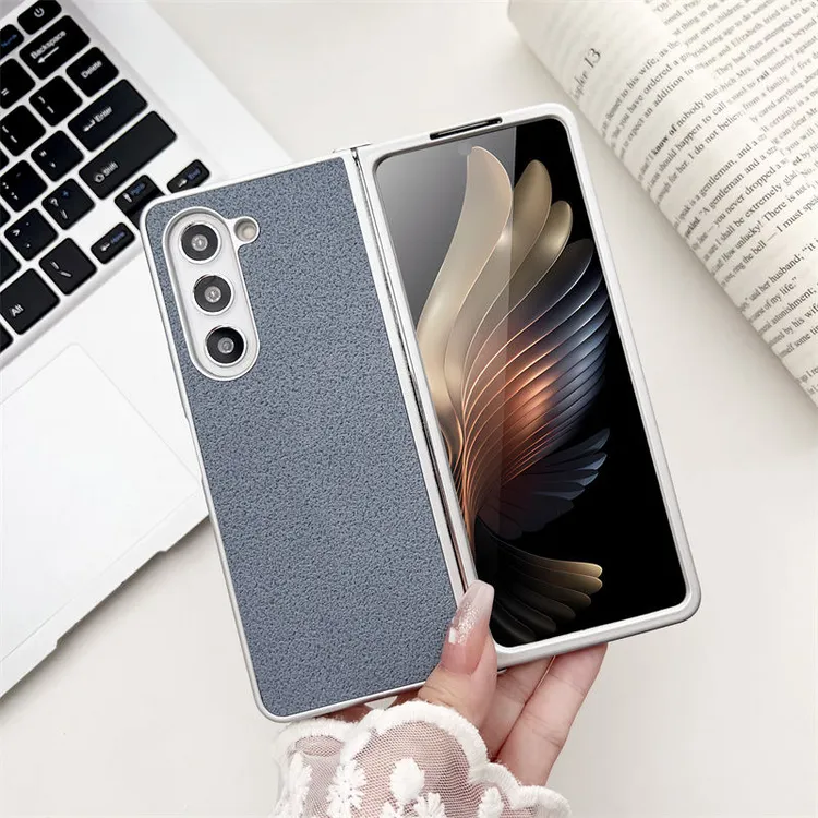 适用三星Z Fold5手机壳新款肤感软边折叠屏zfold4 3保护套防摔w23