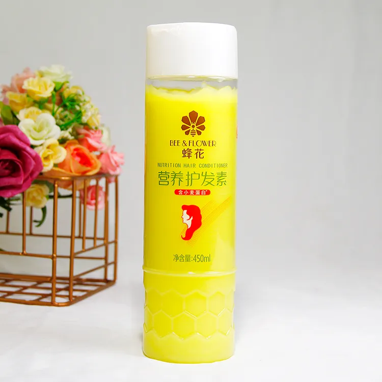 蜂花营养护发素450ml小麦蛋白滋养润发修护改善干枯毛躁柔顺发膜