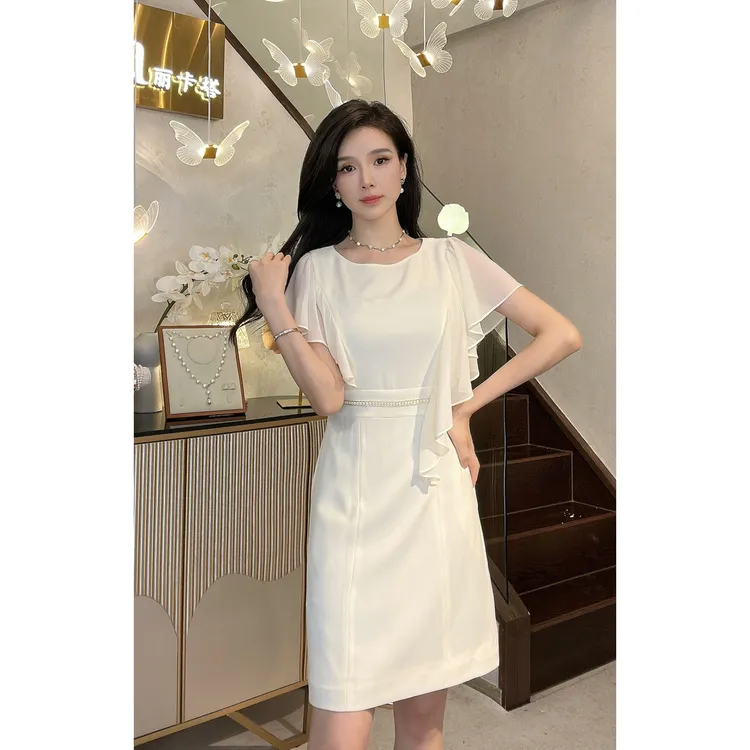 YUANBAO【玫瑰】夏款时尚小众礼服复古清凉夏季老钱风松弛感女装