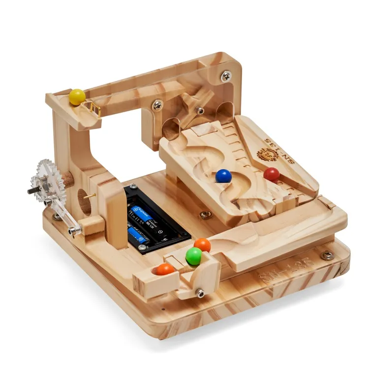 轨道滚动积木玩具