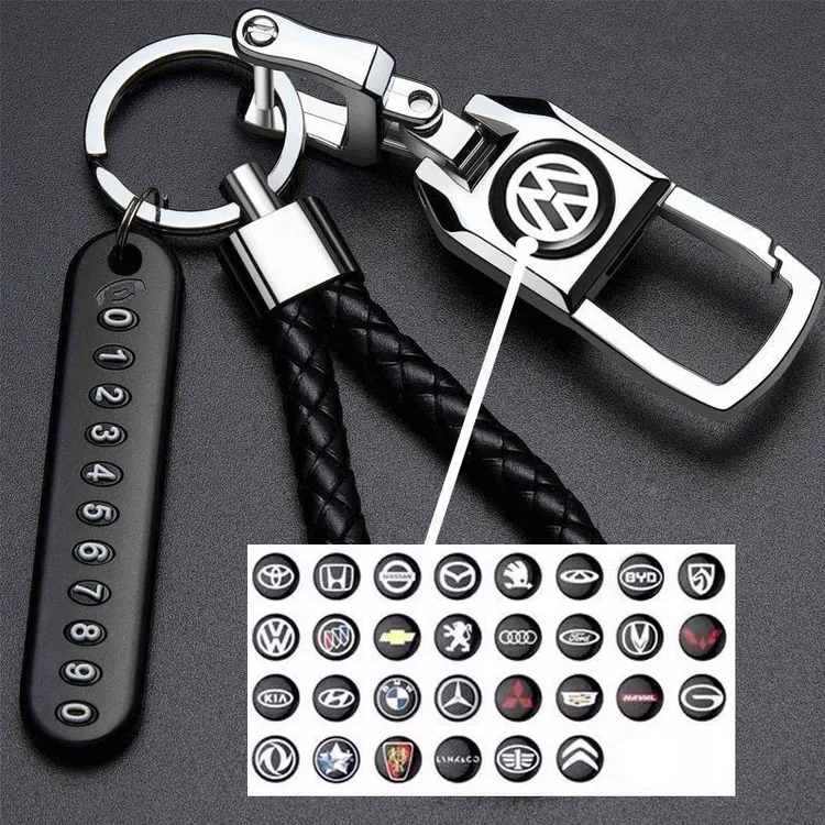 钥匙扣汽车定制钥匙扣挂件难不锈钢高档新款腰挂锁匙扣个性遥控女
