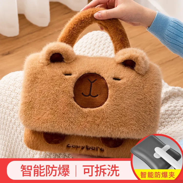 热水袋2024新款充电防爆暖宝宝手提暖水袋女生可爱时尚暖手宝正品