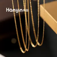 钛钢项链 时尚小众轻奢气质百搭O字链个性潮流素款项链简约锁骨链