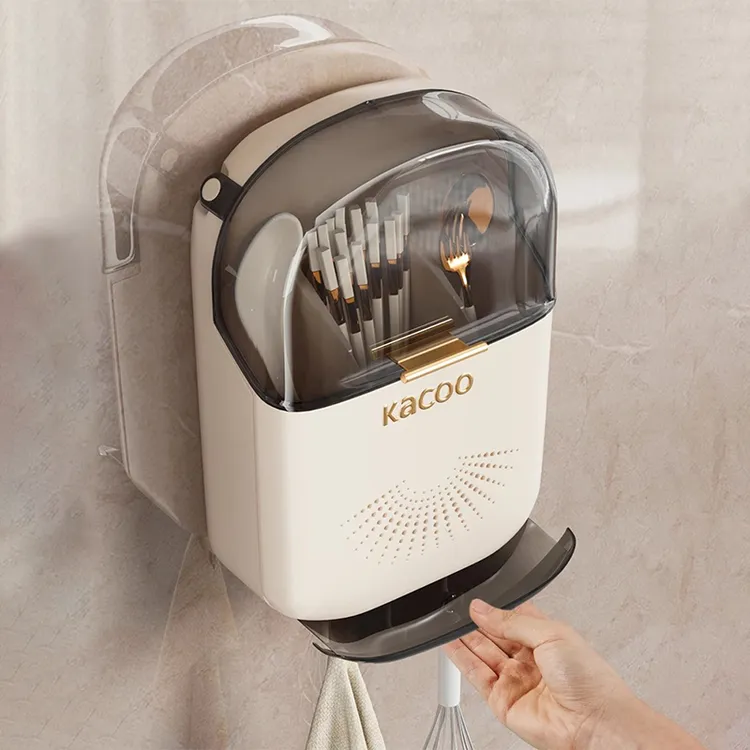 西邮哥【新疆包邮】筷子收纳盒厨房筷子筒置物架墙上壁挂家用沥水筒