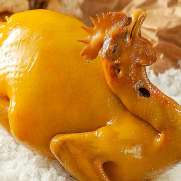 正宗广东传统盐焗老鸡【两只约3.6斤-4.4斤】客家秘制盐焗手撕整鸡