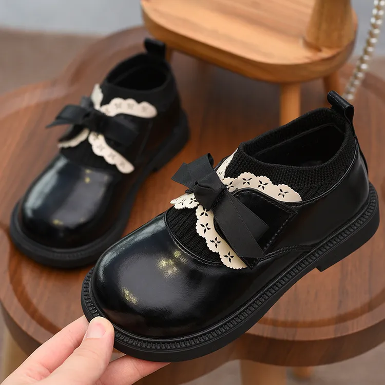 女童鞋子真皮儿童单鞋小女孩皮鞋2025秋季新款软底童鞋洋气公主鞋
