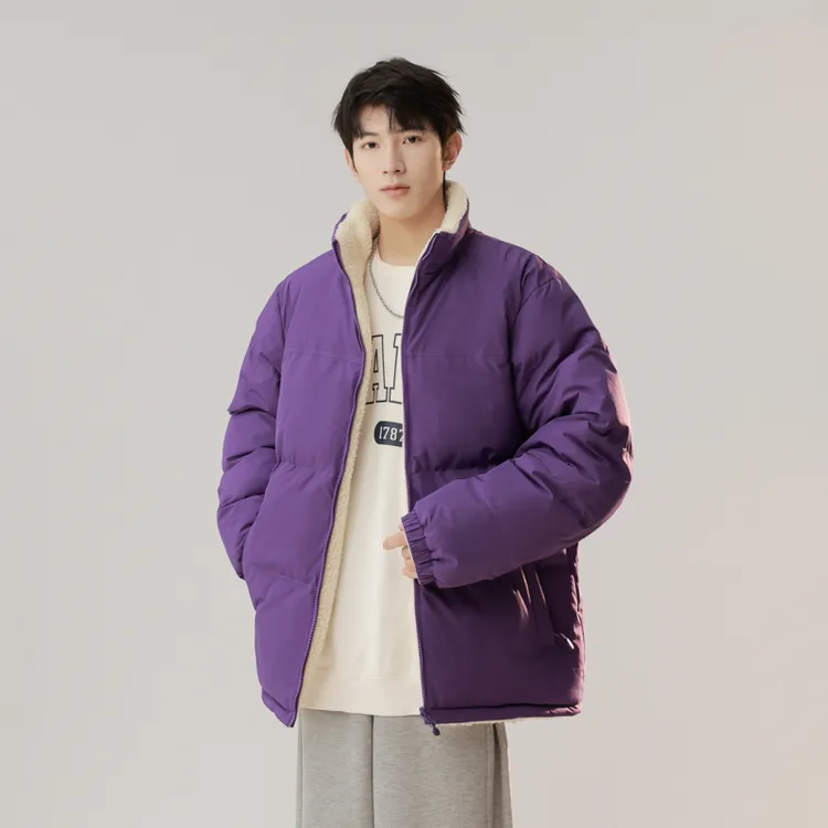 2024新款棉衣情侣款同款石墨烯双面穿棉衣户外休闲保暖男女情运动
