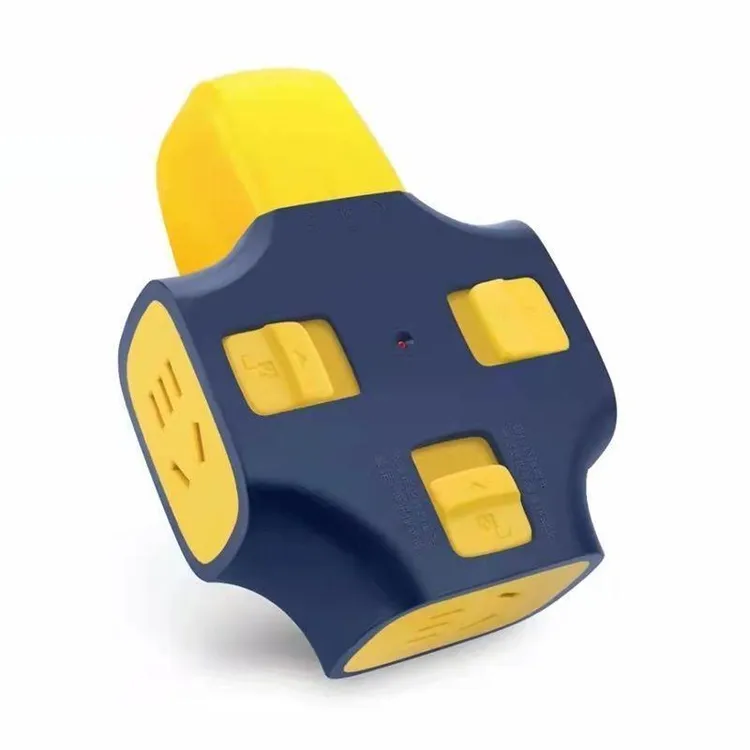 安全拉不脱插座大功率工程专用防摔带锁地拖插排工地带线空调插板