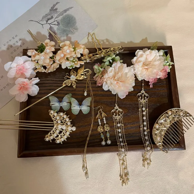 南枝汉服发饰百搭新品原创古风配饰