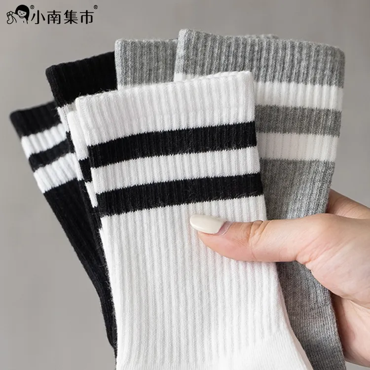 袜子女款2025新款爆款秋冬搭配芭比裤长袜外穿秋季高腰运动中筒袜