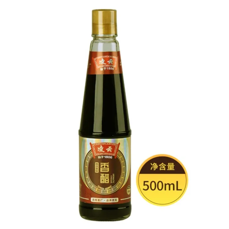 凌云【陕西老字号】凌云香醋米醋白醋粮食酿造百年工艺500ml