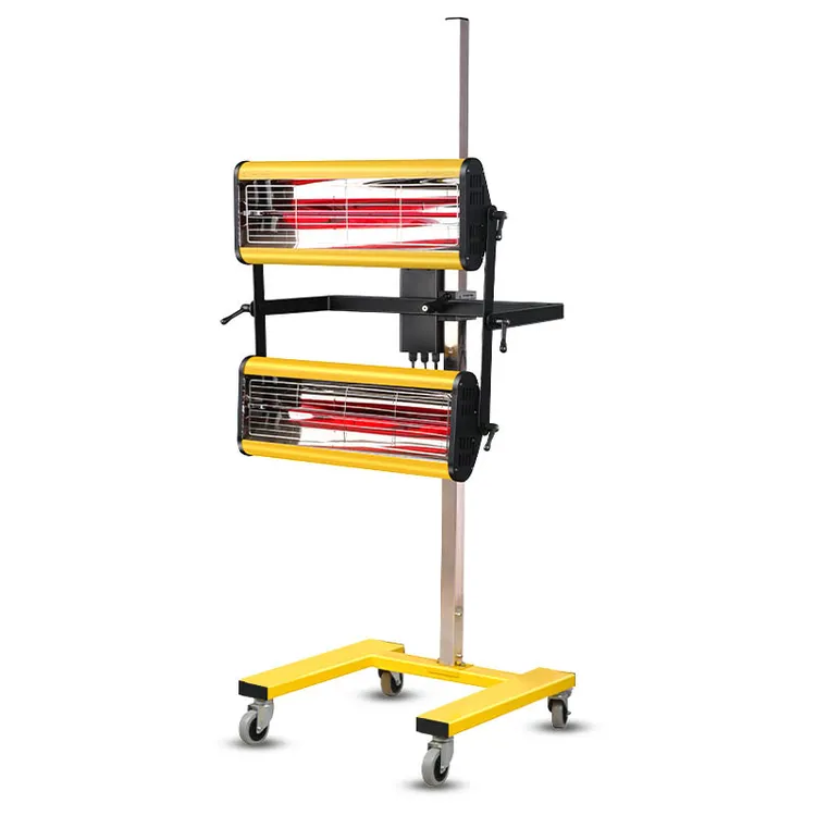 大功率汽车喷漆烤灯手持便携式短波移动烤漆灯管烤漆房高温烤漆灯