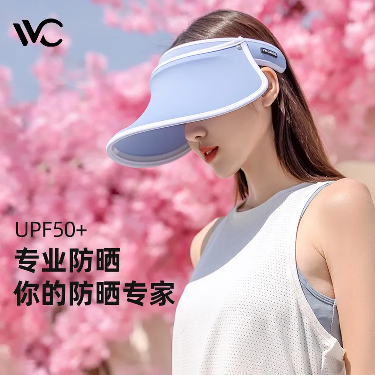 VVC经典防晒夏季户外遮阳太阳帽女神夏天防紫外线女孩帽子防晒帽