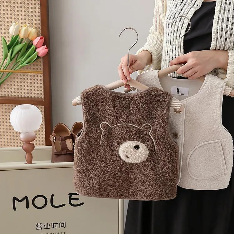 【粉丝专享】儿童马甲洋气秋冬新款女童羊羔绒背心宝宝公主马甲