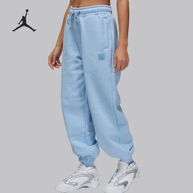 Nike/耐克正品JORDAN女士针织加绒束脚运动长裤FB5114-437