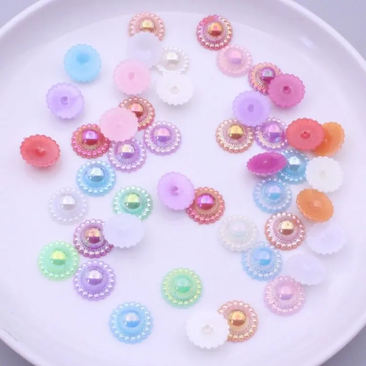 【主播推荐】13mm幻彩太阳花手工贴片diy发饰