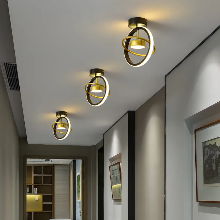 北欧轻奢过道灯走廊灯衣帽间吸顶灯阳台灯个性简约创意卧室玄关灯