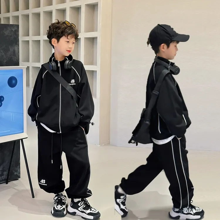 男童秋装运动套装2025新款帅气儿童上衣裤中大童6-12岁潮款两件