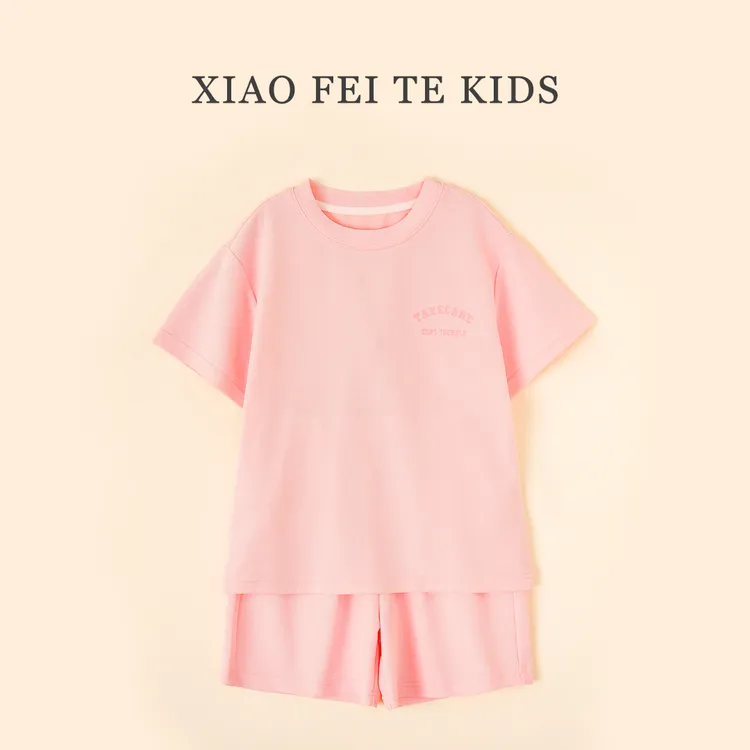小菲特童装夏季新款女童中大童6-12岁女宝宝休闲套装YNTX41382