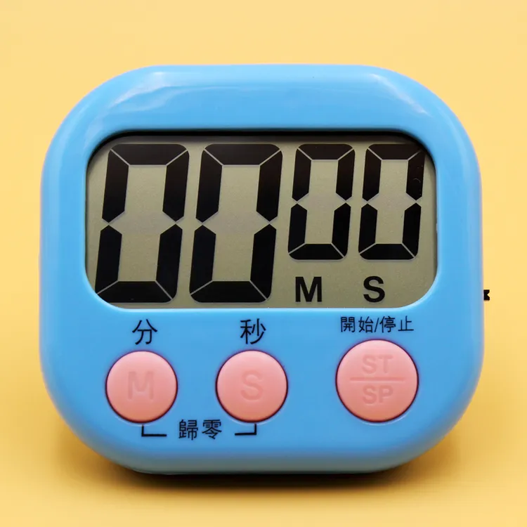 厨房定时器计时器提醒器大声学生倒计时器电子闹钟秒表可爱计时表