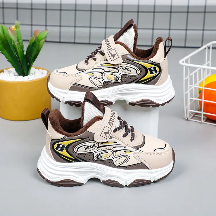 运动鞋防滑软底中小童跑步鞋时尚百搭韩版休闲鞋儿童儿童鞋子男孩