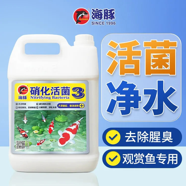 海豚鱼缸硝化细菌水族净水剂水质稳定剂澄清剂养鱼锦鲤鱼池塘