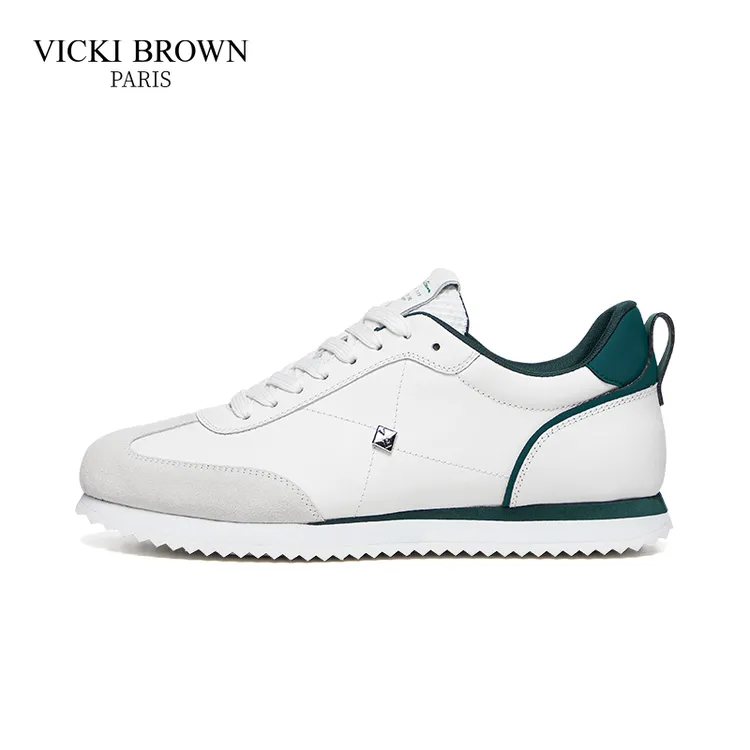 VICKIBROWN男士新款透气休闲复古经典休闲鞋秋季防滑软底舒适鞋子