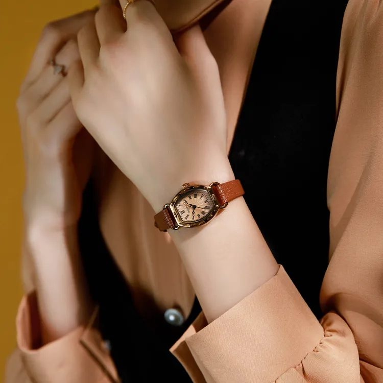 【官方授权】聚利时手表女款爆款2025年新款复古气质石英女士手表