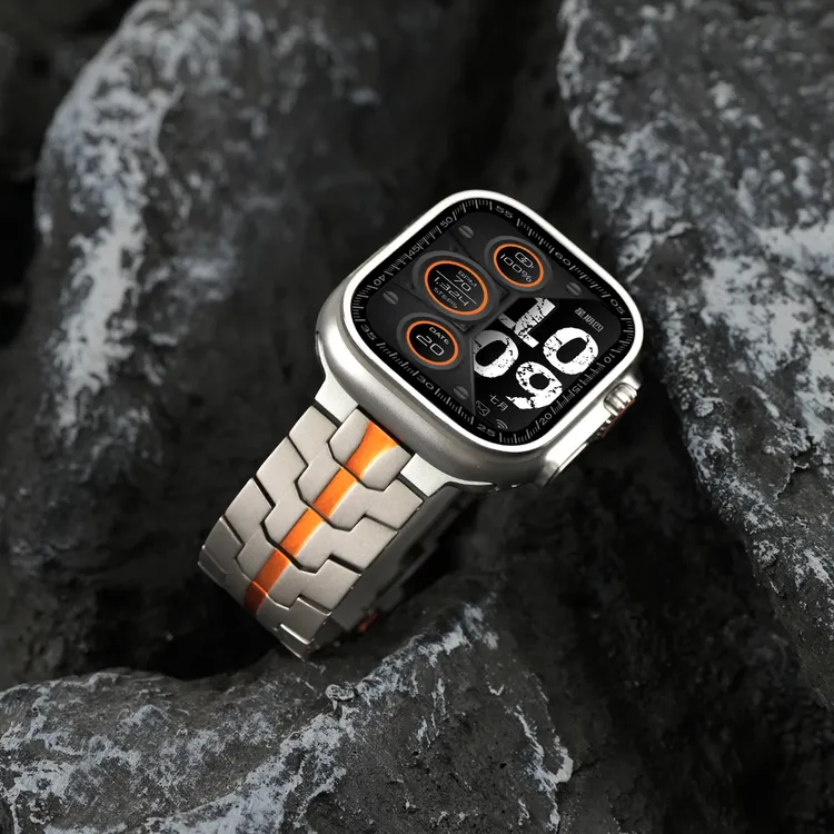 适用AppleWatch Ultra3新款S11钢铁侠纯钛合金属iwatch10苹果表带