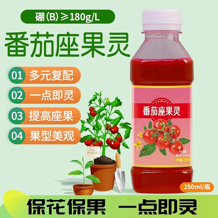 番茄座果灵授粉点花西红柿沾花药点花神器保花保果提高坐果果型美
