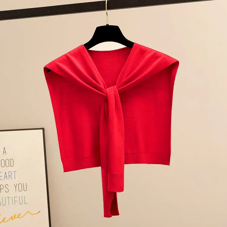 高能感针织小披肩女外搭2025新款时尚洋气配裙子高档护颈椎搭肩